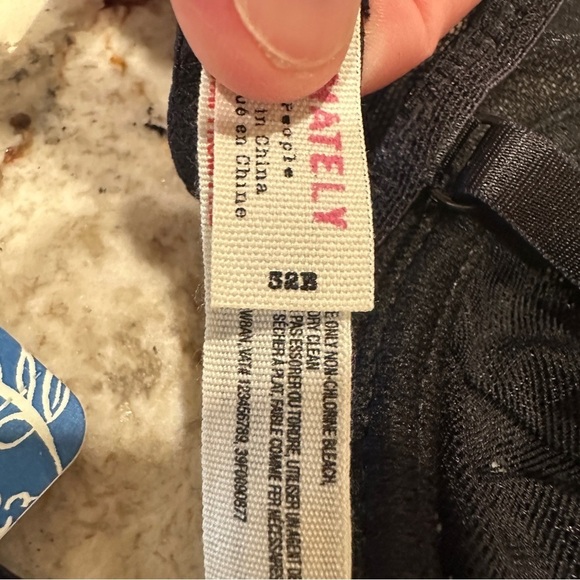 Free People Black Lace Bralette sexy size 32B Witchycore layering goth gothic - Picture 7 of 10